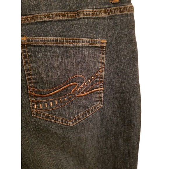 Lee Sinfully Slimming Blue Jeans Women Size 12 34X31Soft Flap Pockets Stretch - Picture 4 of 5